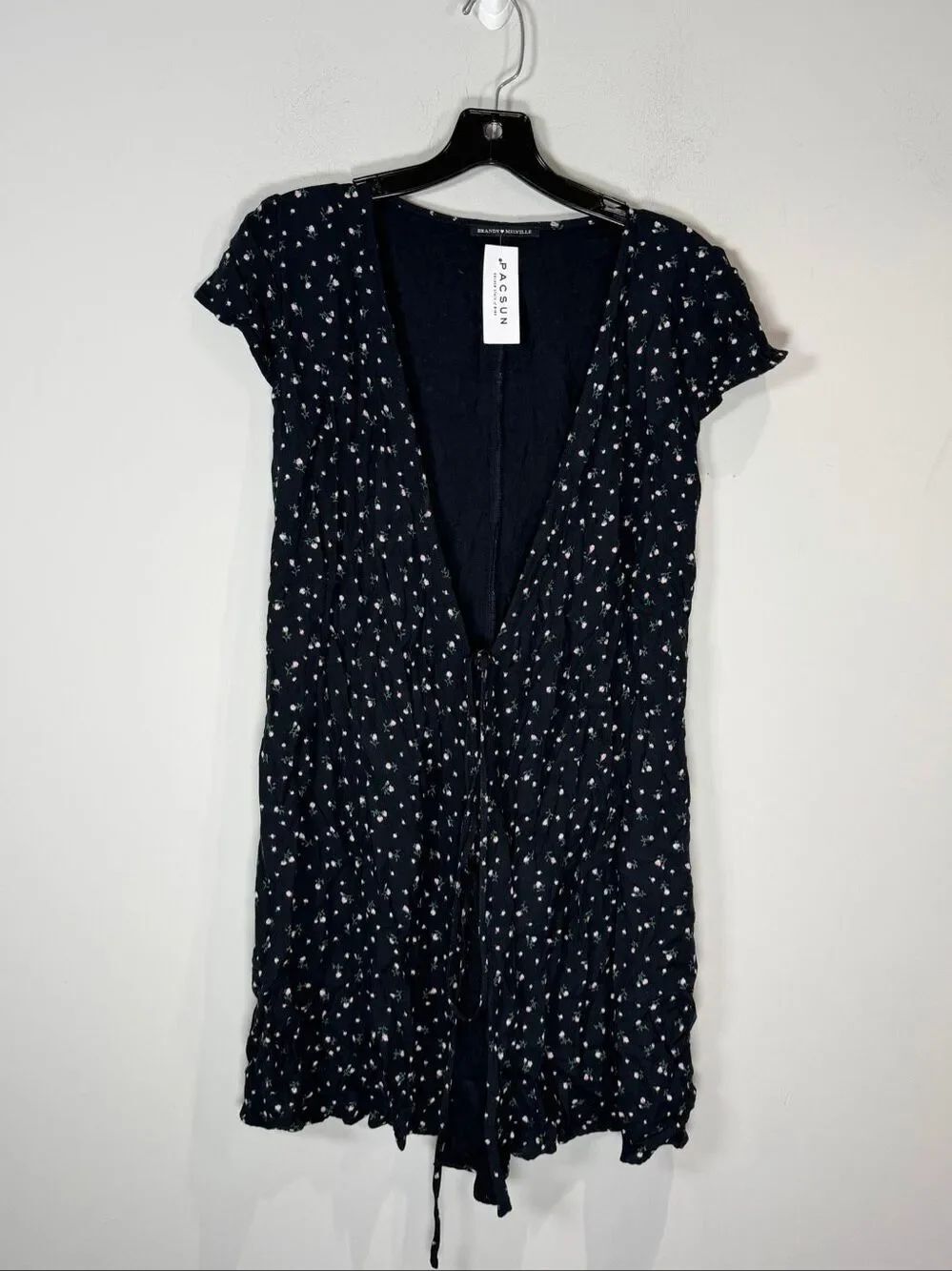 PacSun Brandy Melville Cross tie mini dress one size